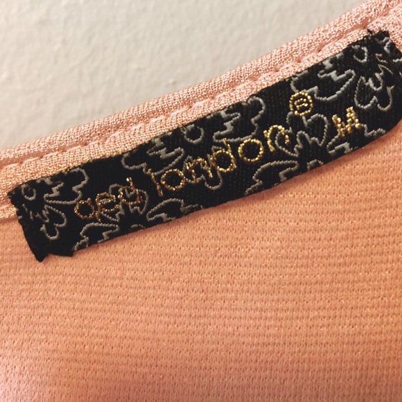 QED LONDON | Pink Peplum Top - Picture 4 of 5